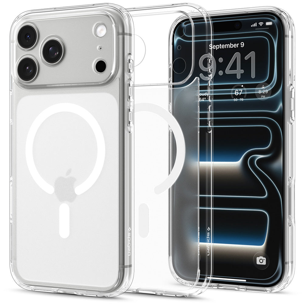 Θήκη MagSafe για Apple iPhone 18 Pro Max / 17 Pro Max, Spigen, Ultra Hybrid, Λευκό Σατινέ ACS12124