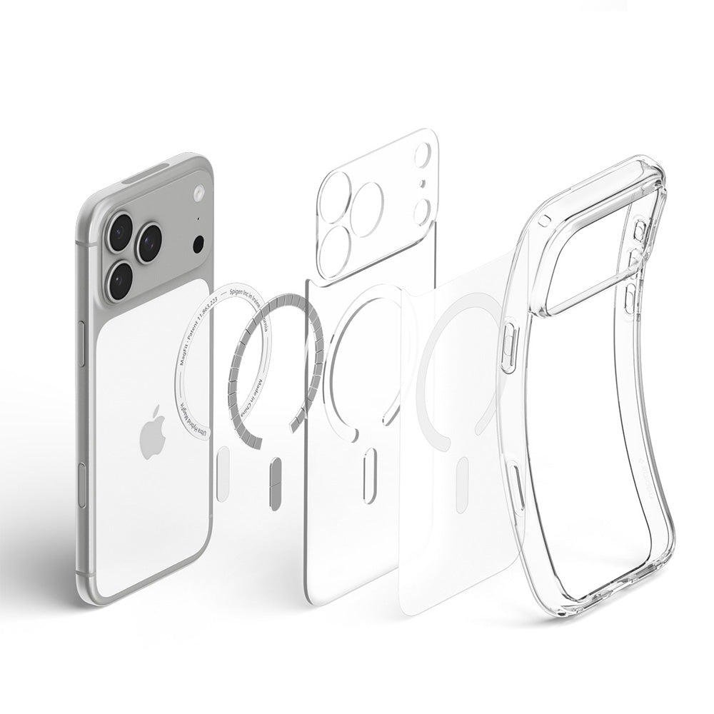 Θήκη MagSafe για Apple iPhone 18 Pro Max / 17 Pro Max, Spigen, Ultra Hybrid, Λευκό Σατινέ ACS12124