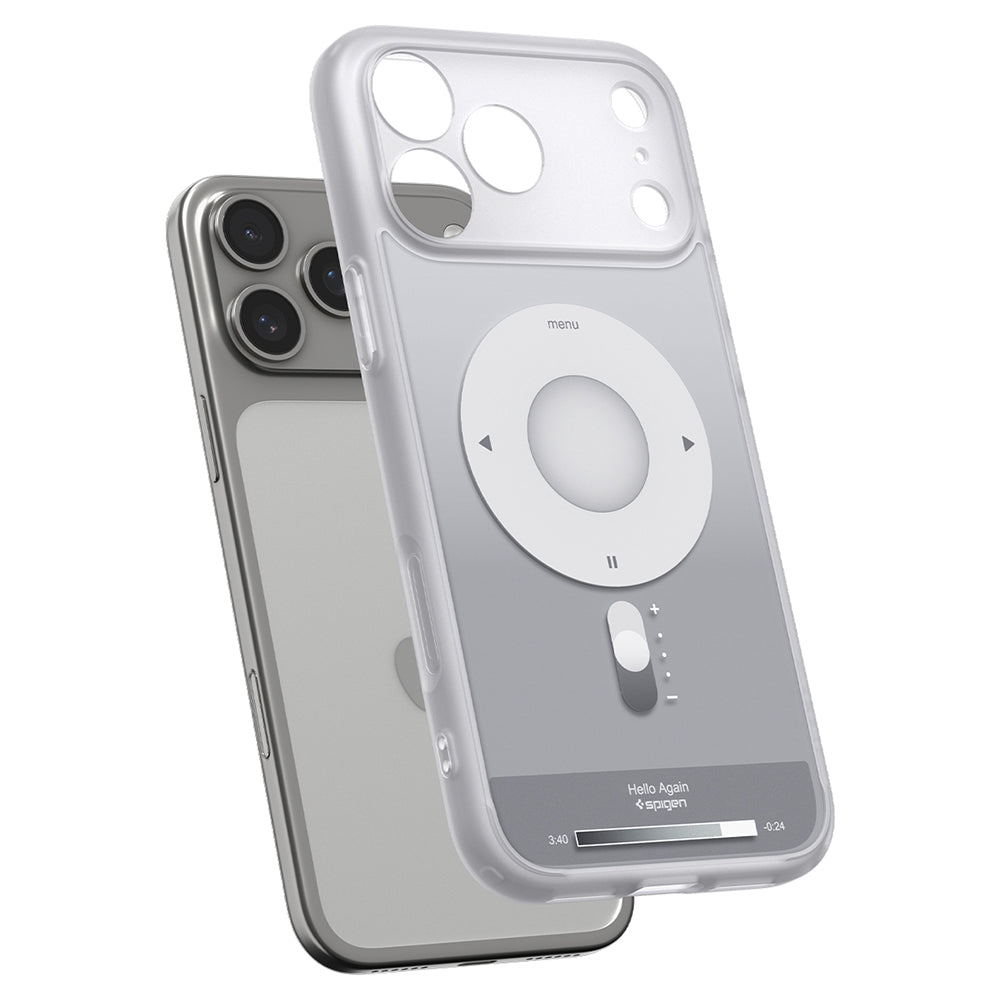 MagSafe Case for Apple iPhone 18 Pro Max / 17 Pro Max, Spigen, Ultra Hybrid Classic, Silver ACS12130