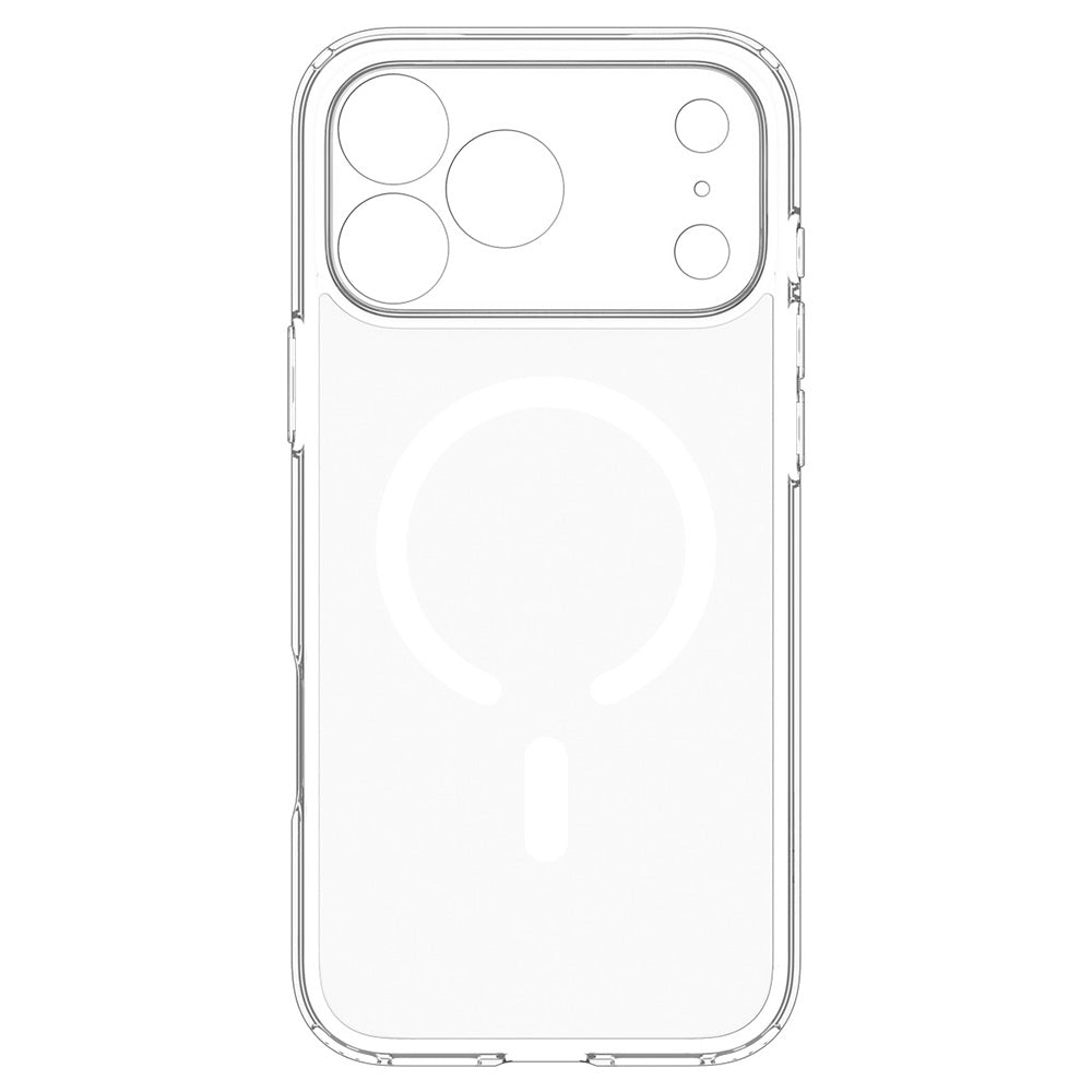 MagSafe Case for Apple iPhone 18 Pro Max / 17 Pro Max, Spigen, Ultra Hybrid, Clear White ACS12118
