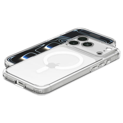 MagSafe Case for Apple iPhone 18 Pro Max / 17 Pro Max, Spigen, Ultra Hybrid, Clear White ACS12118