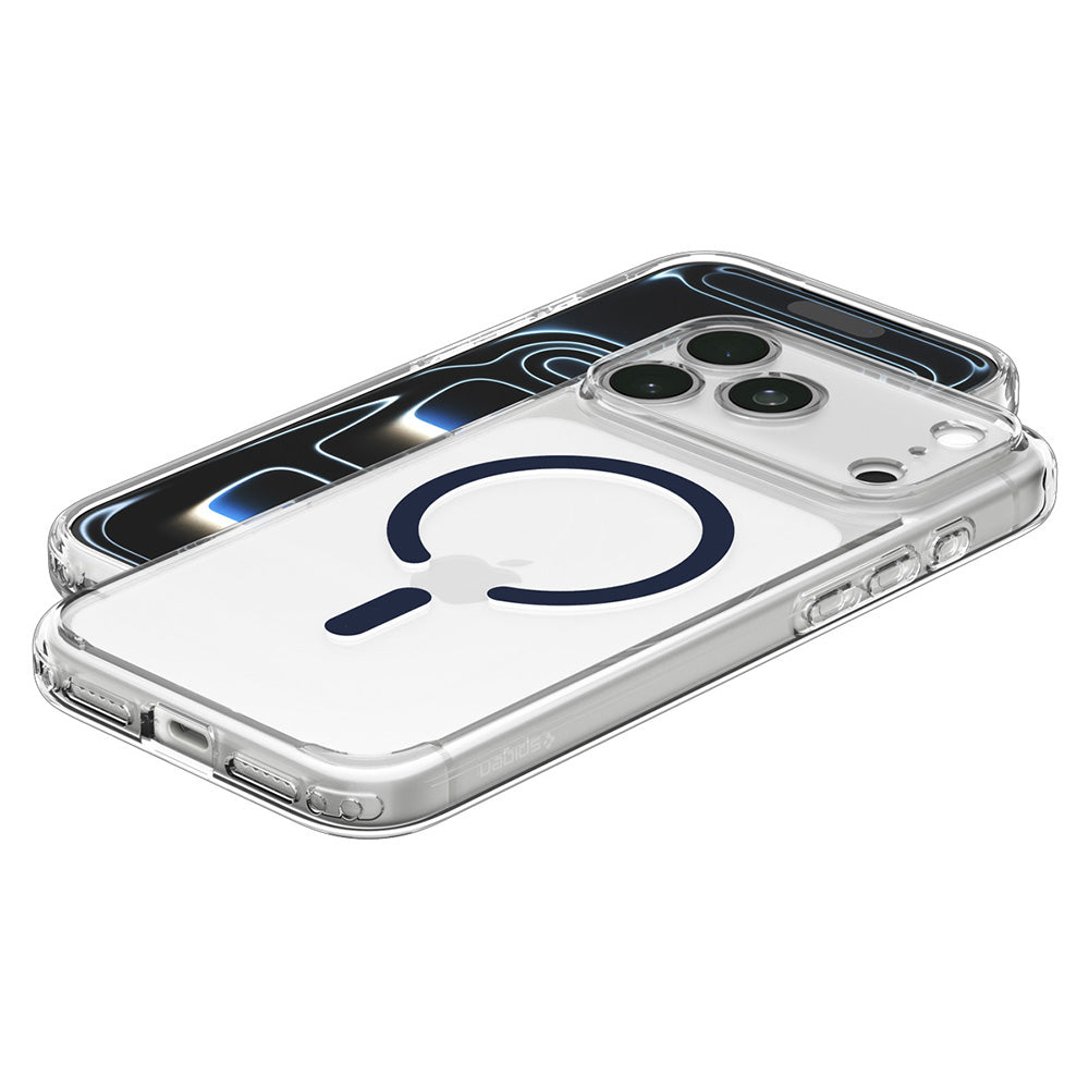 Θήκη MagSafe για Apple iPhone 18 Pro Max / 17 Pro Max, Spigen, Ultra Hybrid, Διαφανής Μπλε ACS12121