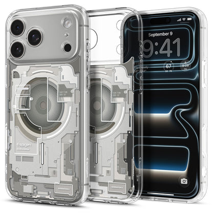 MagSafe Case for Apple iPhone 18 Pro Max / 17 Pro Max, Spigen, Ultra Hybrid Zero One, Gray ACS12127