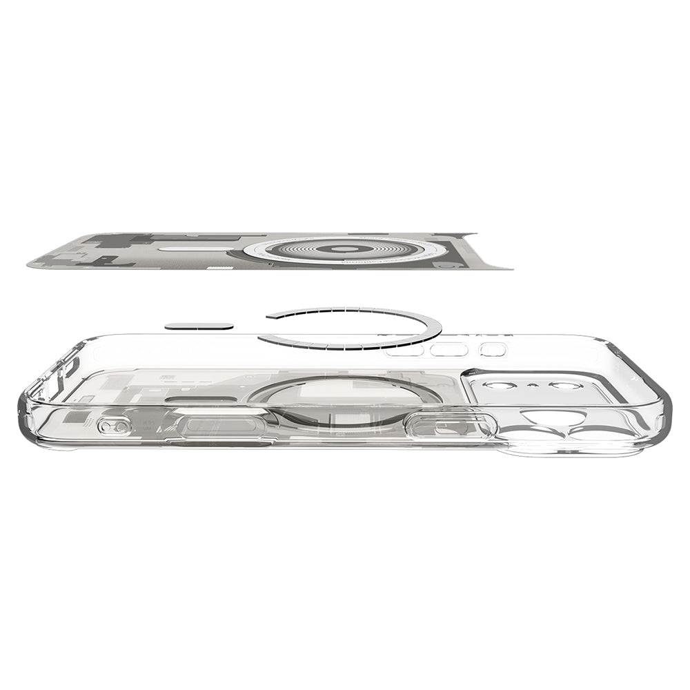 MagSafe Case for Apple iPhone 18 Pro Max / 17 Pro Max, Spigen, Ultra Hybrid Zero One, Gray ACS12127