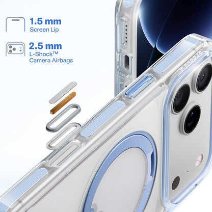 Θήκη MagSafe για Apple iPhone 18 Pro Max / 17 Pro Max, Torras, Ostand O3 Light, Μπλε