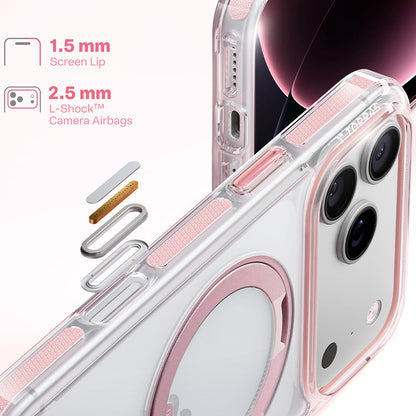 Θήκη MagSafe για Apple iPhone 18 Pro Max / 17 Pro Max, Torras, Ostand O3 Light, Ροζ