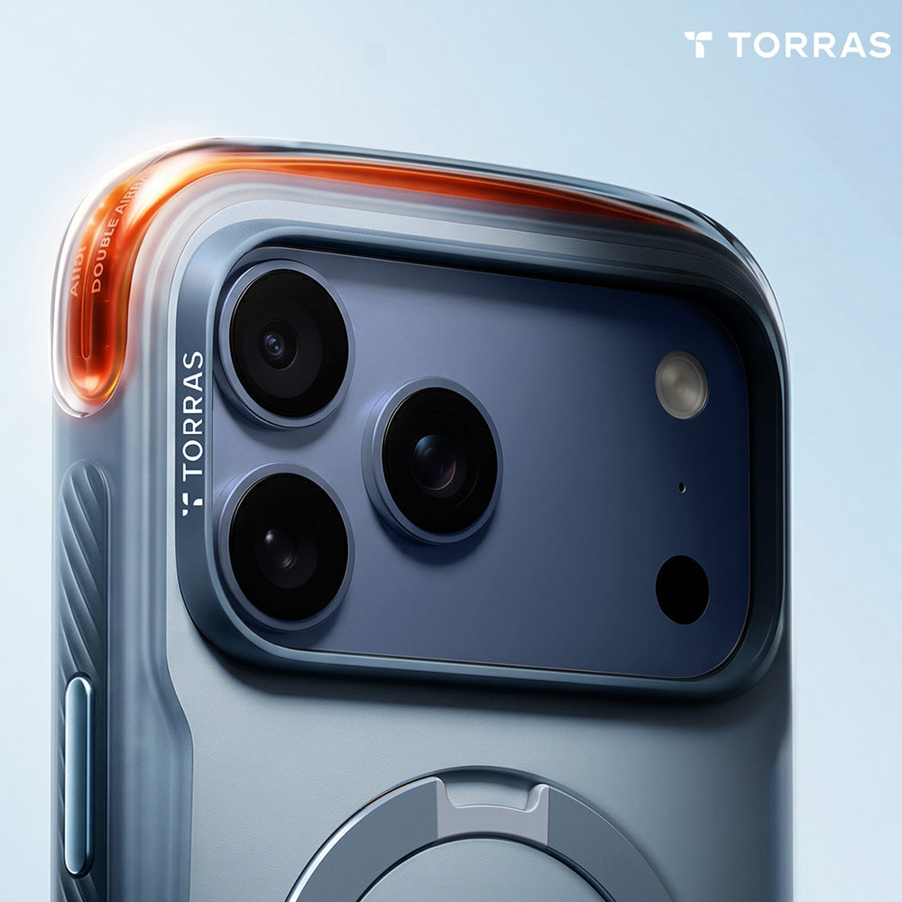Θήκη MagSafe για Apple iPhone 18 Pro Max / 17 Pro Max, Torras, Ostand Q3 Air Pro, Μωβ