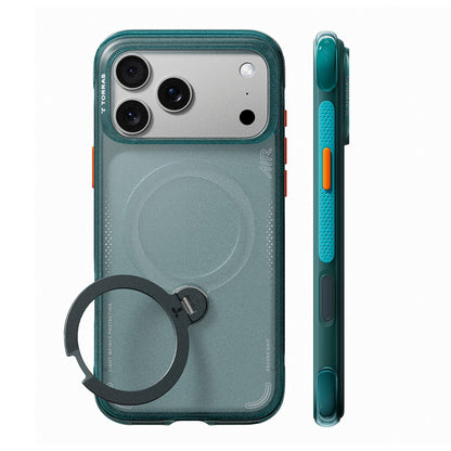 Θήκη MagSafe για Apple iPhone 18 Pro Max / 17 Pro Max, Torras, Ostand Q3 Air, Πράσινο