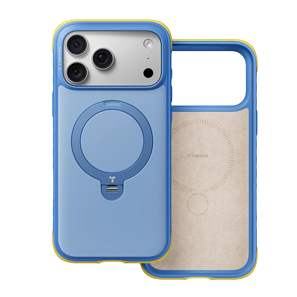 Θήκη MagSafe για Apple iPhone 18 Pro Max / 17 Pro Max, Torras, Ostand Q3 Rugged, Λευκή