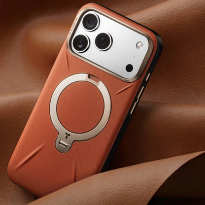 Θήκη MagSafe για Apple iPhone 18 Pro Max / 17 Pro Max, Torras, QPRO Leather, Μωβ