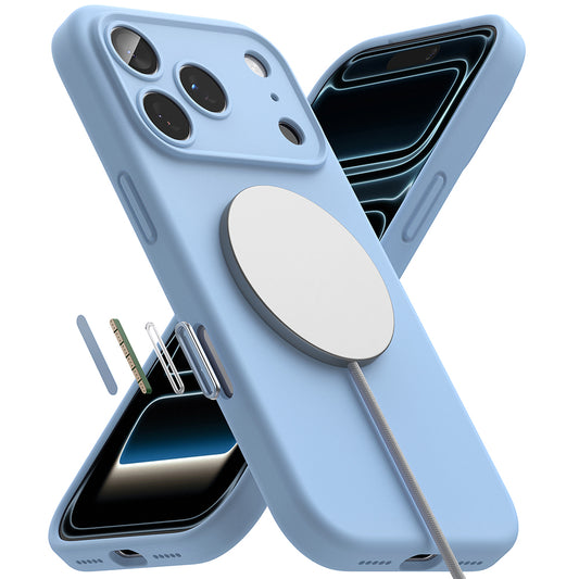 Θήκη MagSafe για Apple iPhone 18 Pro Max, Ringke, Σιλικόνη, Μπλε