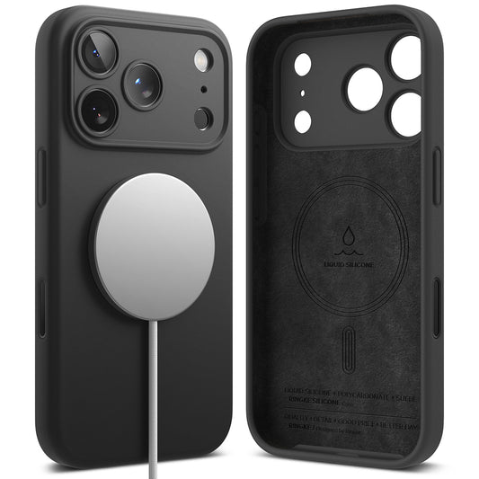 Θήκη MagSafe για Apple iPhone 18 Pro, Ringke, Σιλικόνη, Μαύρο