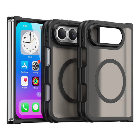 Θήκη MagSafe για Apple iPhone Duo, Techsuit, HaloFrost II, Μαύρο