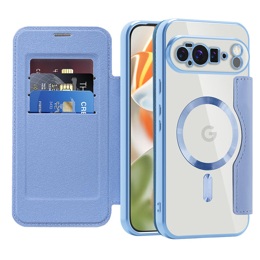 Θήκη MagSafe για Google Pixel 10 Pro XL, Techsuit, SmartMag Book, Μπλε