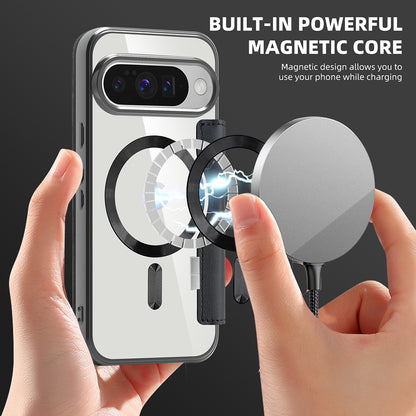 Θήκη MagSafe για Google Pixel 10 Pro / 10, Techsuit, SmartMag Book, Μαύρο
