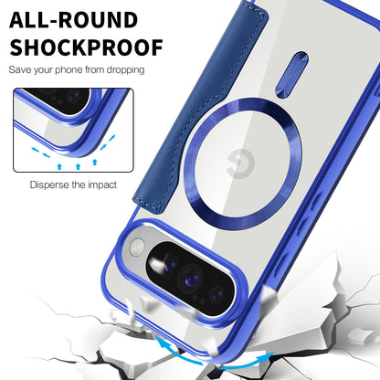 Θήκη MagSafe για Google Pixel 10 Pro / 10, Techsuit, SmartMag Book, Μπλε