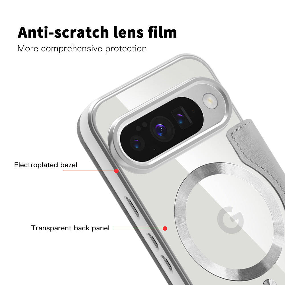 Θήκη MagSafe για Google Pixel 10 Pro XL, Techsuit, SmartMag Book, Γκρι