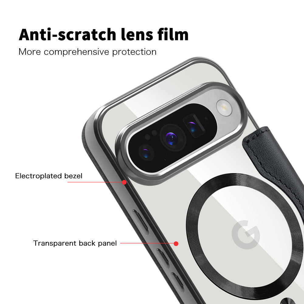 Θήκη MagSafe για Google Pixel 10 Pro / 10, Techsuit, SmartMag Book, Μαύρο