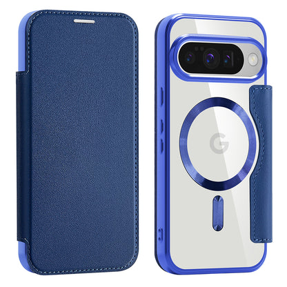 Θήκη MagSafe για Google Pixel 10 Pro / 10, Techsuit, SmartMag Book, Μπλε