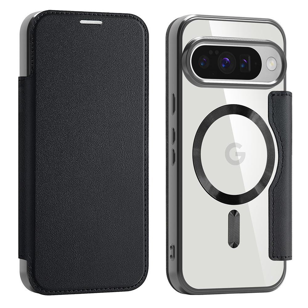 Θήκη MagSafe για Google Pixel 10 Pro / 10, Techsuit, SmartMag Book, Μαύρο