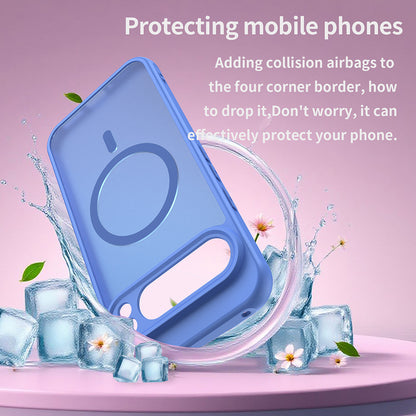 MagSafe Case for Google Pixel 10, Techsuit, HaloFrost II, Blue