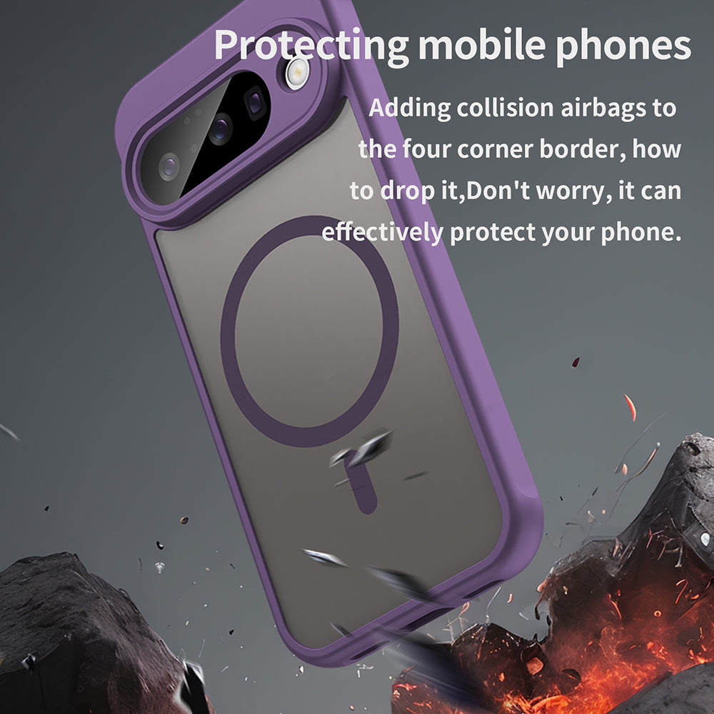 MagSafe Case for Google Pixel 10, Techsuit, HaloFrost II, Purple