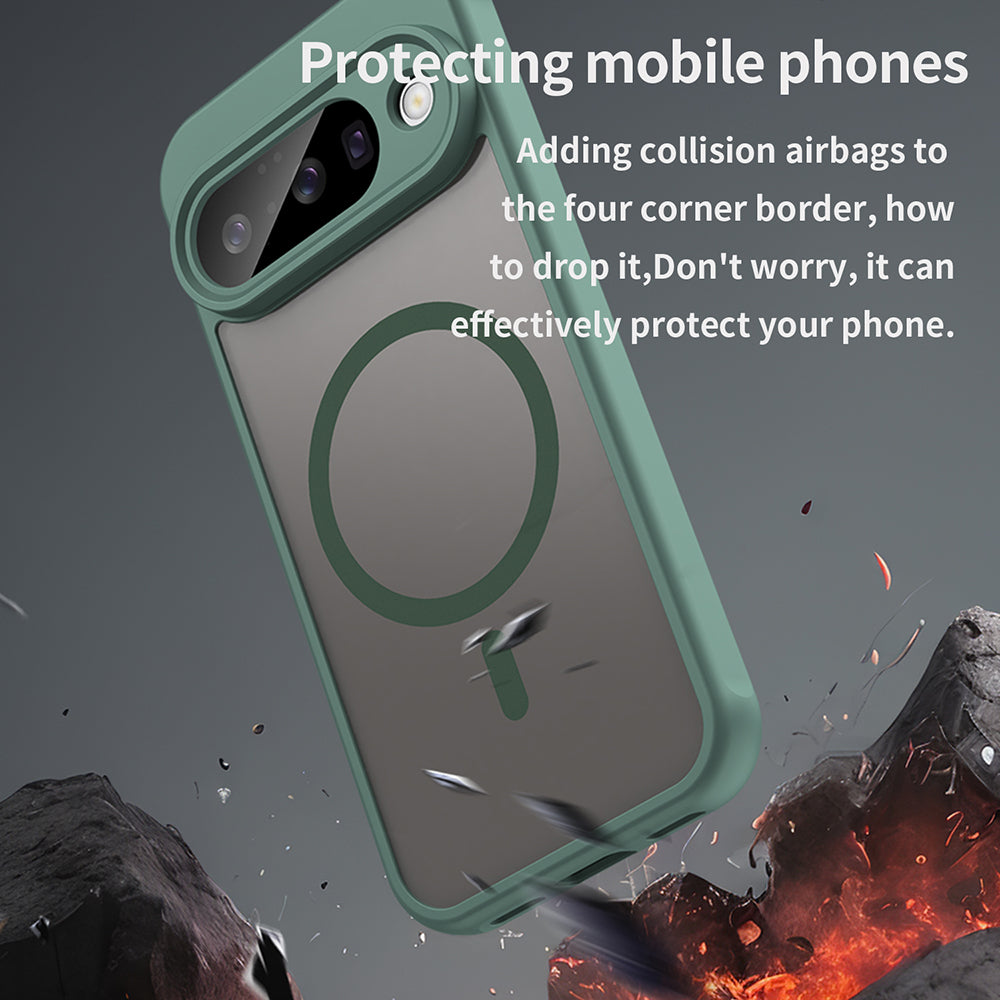 Θήκη MagSafe για Google Pixel 10, Techsuit, HaloFrost II, Πράσινο