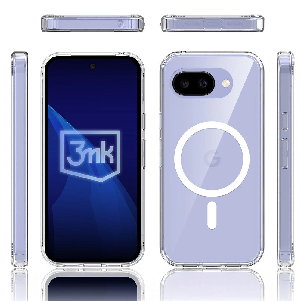 MagSafe Case for Google Pixel 10a, 3MK, Armor MagCase, Transparent
