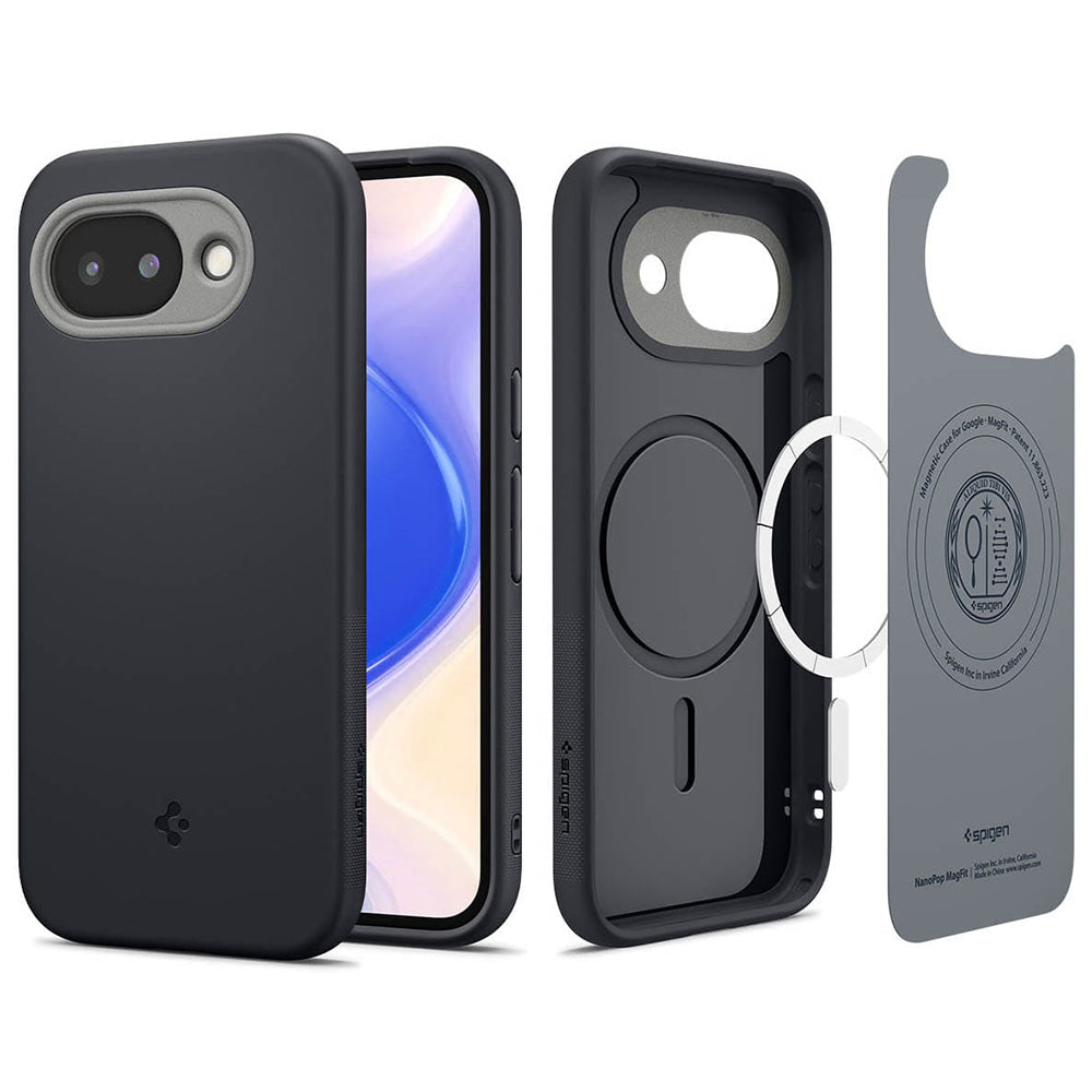 Θήκη MagSafe για Google Pixel 10a, Spigen, Caseology Nano Pop, Μαύρη ACS11287