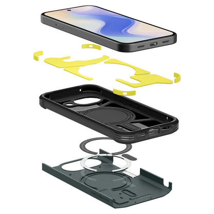 Θήκη MagSafe για Google Pixel 10a, Spigen, Tough Armor, Πράσινο ACS11282