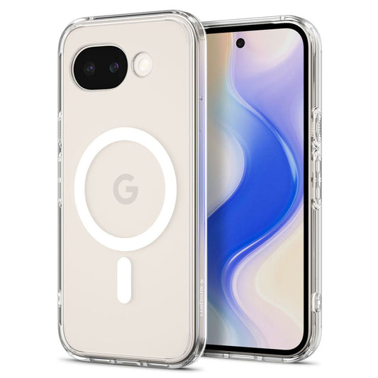 Θήκη MagSafe για Google Pixel 10a, Spigen, Ultra Hybrid, Διαφανής Λευκή ACS11276