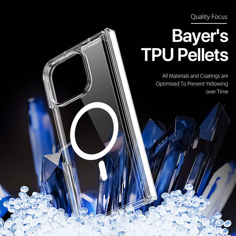 Θήκη MagSafe για Google Pixel 11 Pro Fold, DUX DUCIS, Λεπτή, Διαφανής