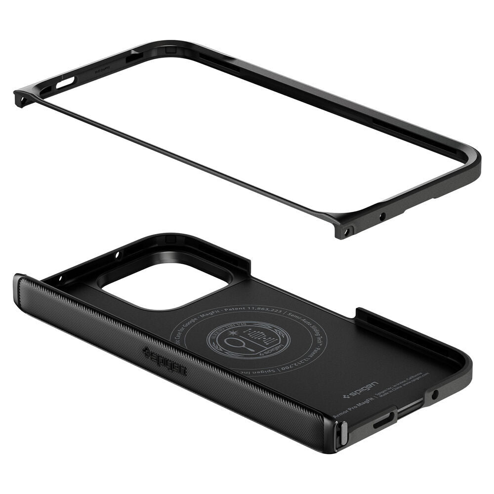 MagSafe Case for Google Pixel 11 Pro Fold, Spigen, Slim Armor Pro, Black ACS11458