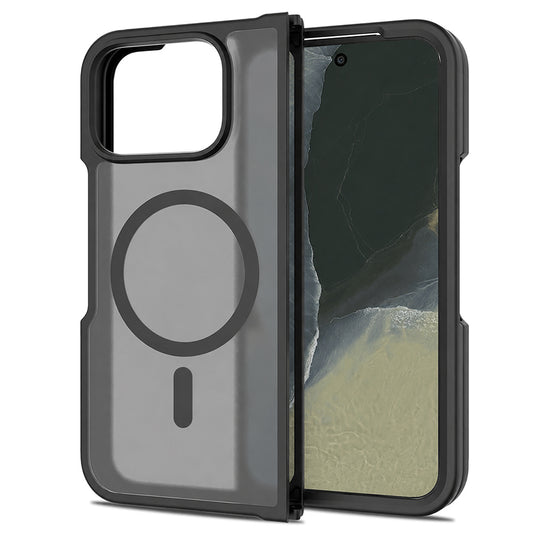 Θήκη MagSafe για Google Pixel 11 Pro Fold, Techsuit, PureFrost, Μαύρο Σατινέ