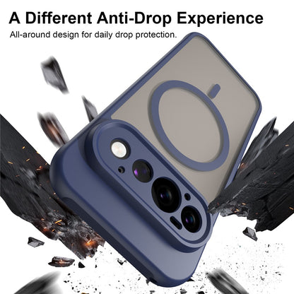 Θήκη MagSafe για Google Pixel 11 Pro, Techsuit, HaloFrost II, Μπλε Σκούρο
