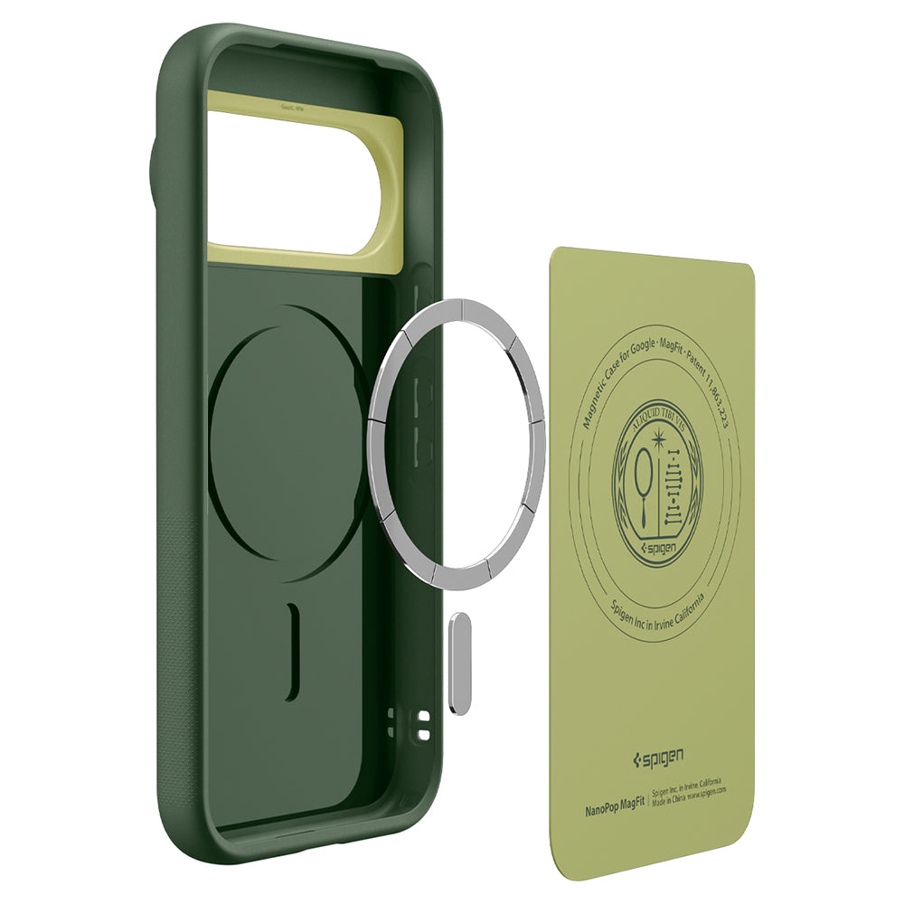 MagSafe Case for Google Pixel 11 Pro XL, Spigen, Caseology Nano Pop, Green ACS11456