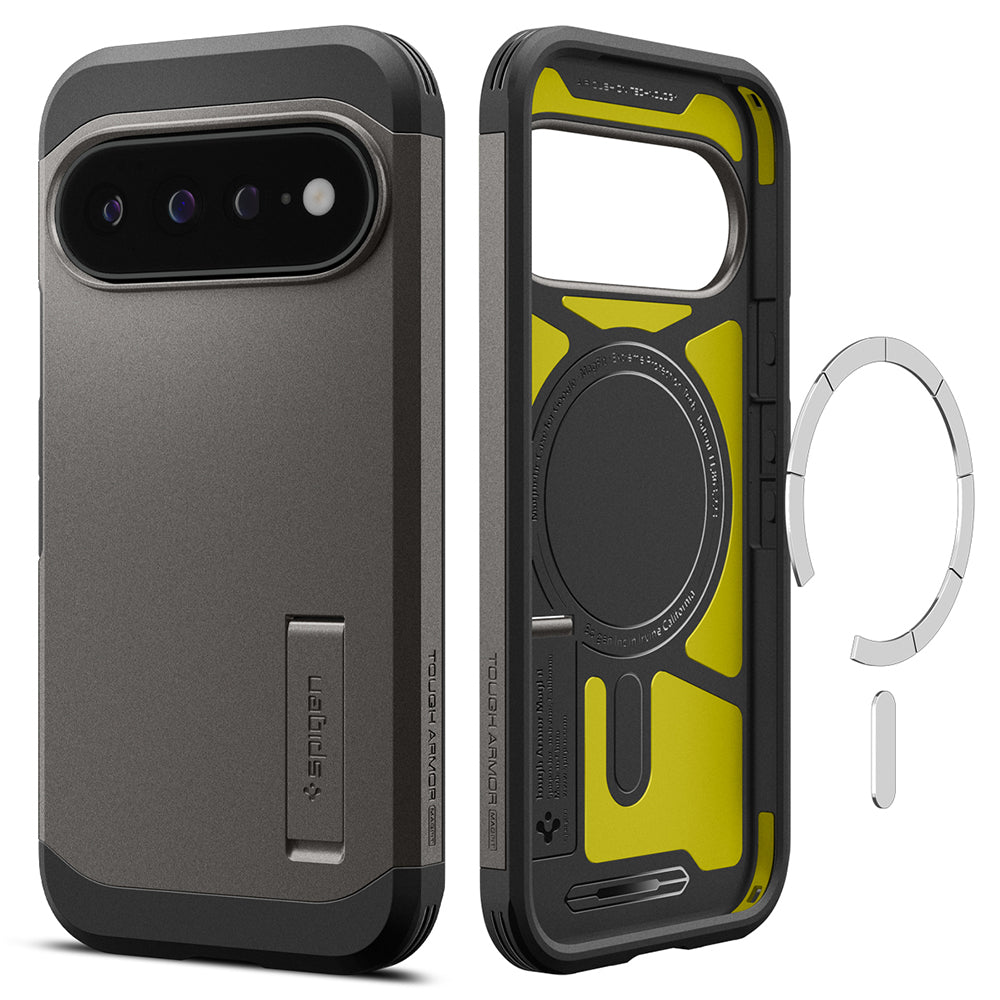Θήκη MagSafe για Google Pixel 11 Pro XL, Spigen, Tough Armor, Γκρι ACS11865