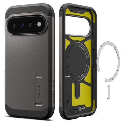 Θήκη MagSafe για Google Pixel 11 Pro XL, Spigen, Tough Armor, Γκρι ACS11865