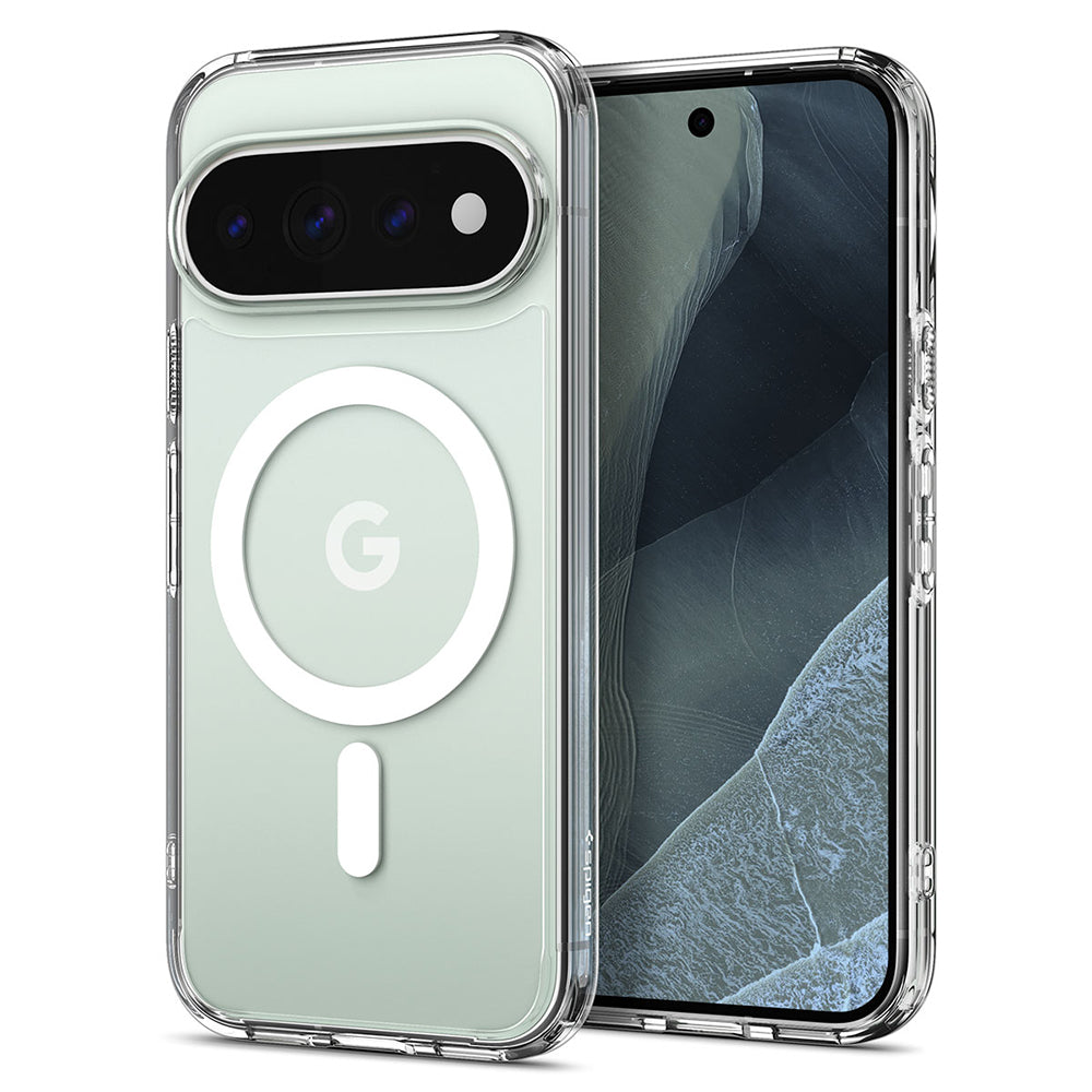 MagSafe Case for Google Pixel 11 Pro XL, Spigen, Ultra Hybrid, Clear White ACS11451