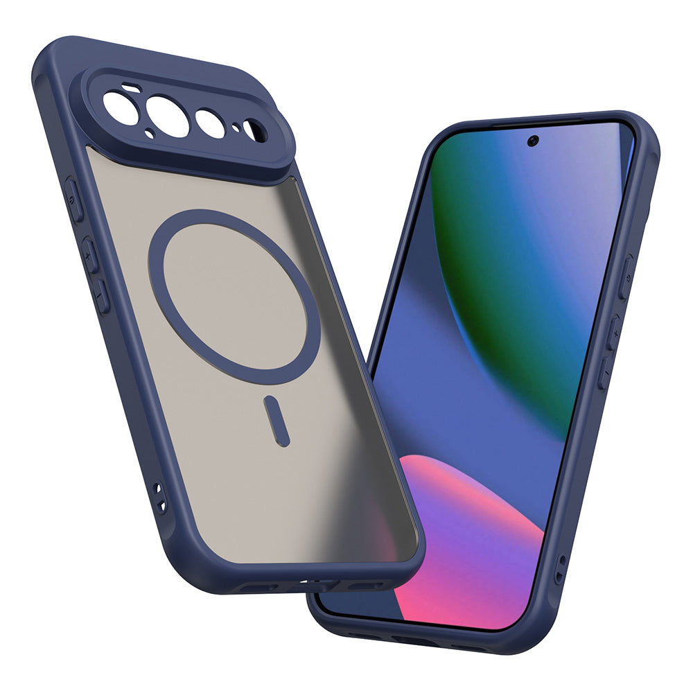 Θήκη MagSafe για Google Pixel 11 Pro XL, Techsuit, HaloFrost II, Μπλε Σκούρο