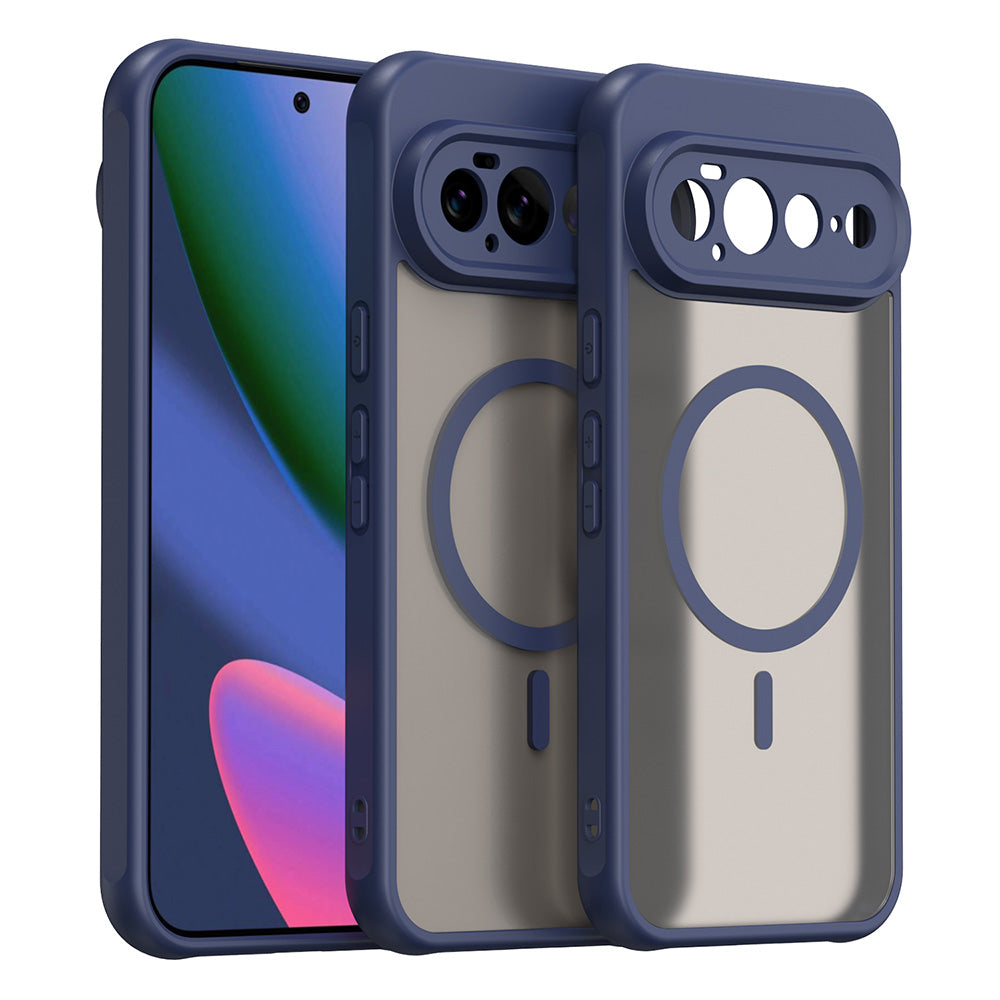 Θήκη MagSafe για Google Pixel 11 Pro XL, Techsuit, HaloFrost II, Μπλε Σκούρο