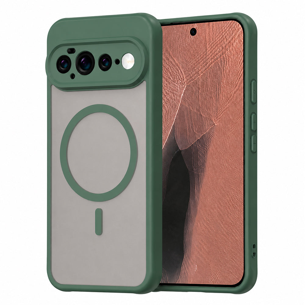 Θήκη MagSafe για Google Pixel 11 Pro XL, Techsuit, HaloFrost II, Πράσινο