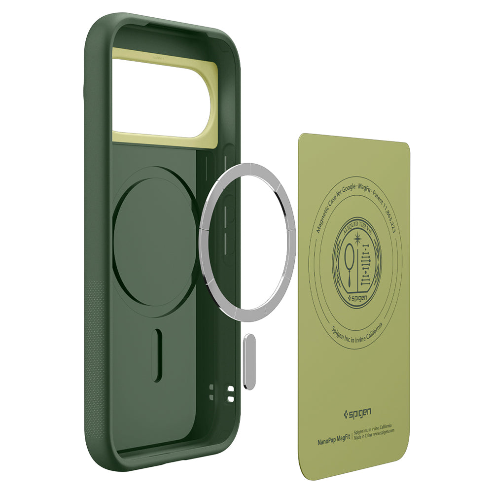 MagSafe Case for Google Pixel 11, Spigen, Caseology Nano Pop, Green ACS11446