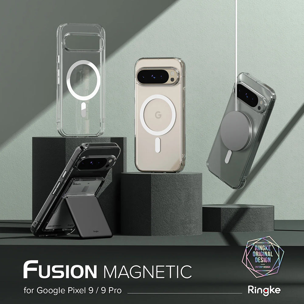 MagSafe Case for Google Pixel 9 Pro XL, Ringke, Fusion, Transparent