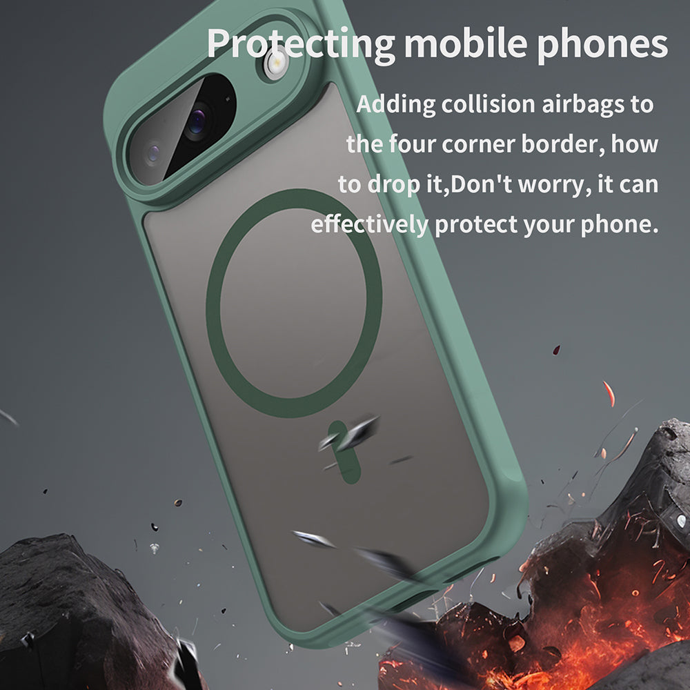 Θήκη MagSafe για Google Pixel 9, Techsuit, HaloFrost II, Πράσινο