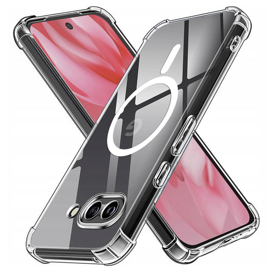 MagSafe Case for Google Pixel 9a, Techsuit, Shockproof, Transparent