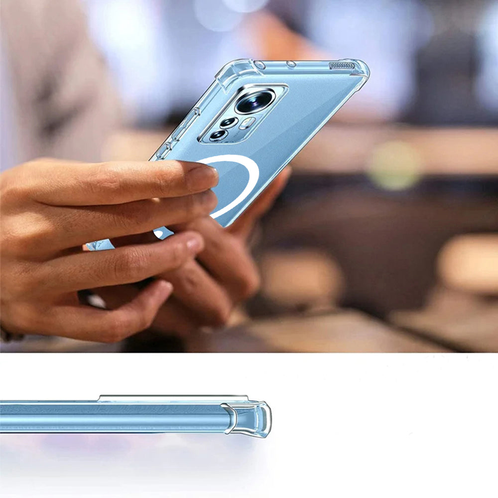 MagSafe Case for Google Pixel 9a, Techsuit, Shockproof, Transparent