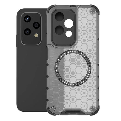 MagSafe Case for Honor 200 Lite, Techsuit, HoneyComb Shield, Black