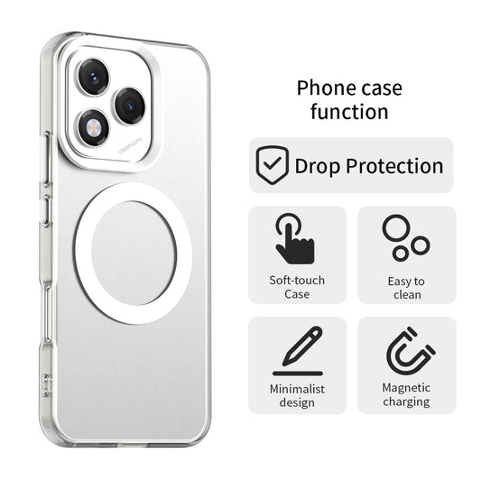 Θήκη MagSafe για Honor 400 Lite, Techsuit, CandyCase, Λευκό