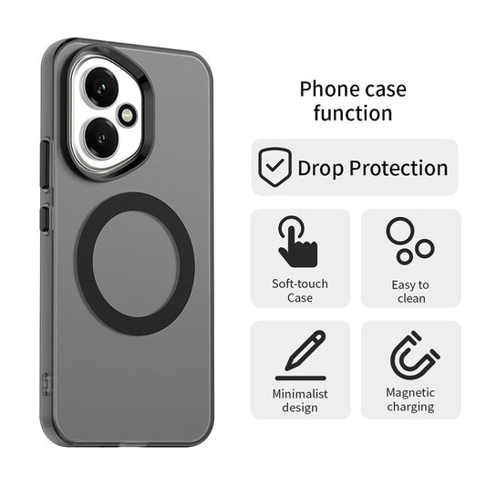 Θήκη MagSafe για Honor 400, Techsuit, CandyCase, Μαύρο